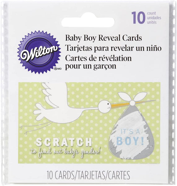 Baby Reveal Scratch-Off Cards - It's a Boy!