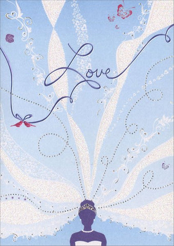 Bridal Shower Greeting Card  - Bridal Veil