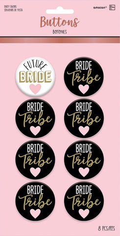 Bride Tribe Buttons 8ct