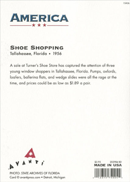 Birthday Greeting Card - Women Shoe Shopping