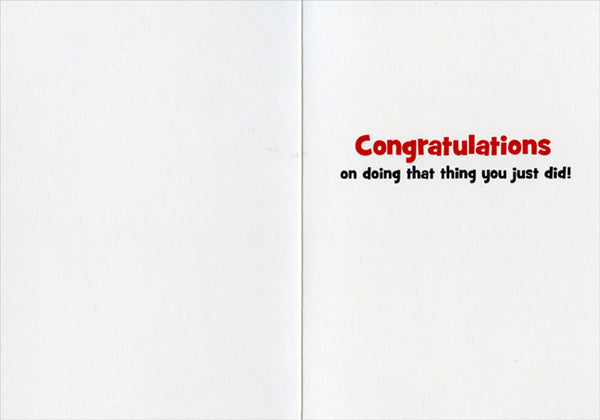 Graduation Greeting Card - Baby Heck Yeah