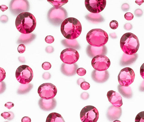 Hot Pink Diamond Confetti