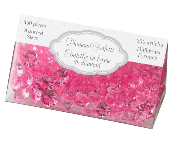 Hot Pink Diamond Confetti