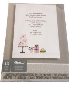 Wilton DIY Presents & Cake Invitation Kit - 12 pack