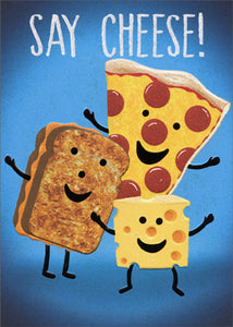 Birthday Greeting Card  - Cheese Selfie