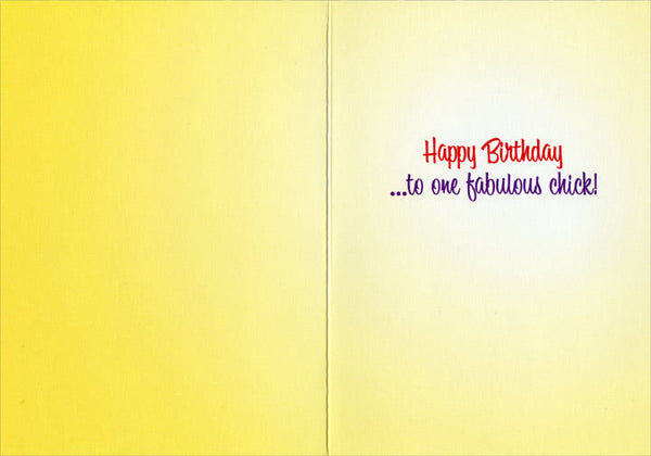 Birthday Greeting Card  - Ballerina Chicken in Tutu