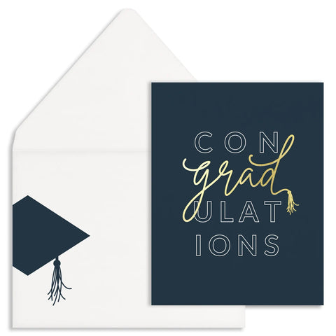 Graduation Greeting Card - Congradulations