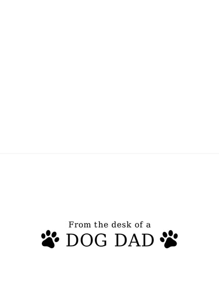 Dog Dad (Style B)  - 12 ct. Folded Notecards gift set