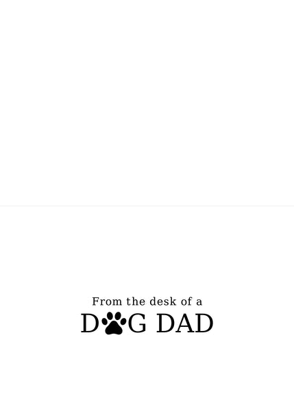 Dog Dad (Style A)  - 12 ct. Folded Notecards gift set