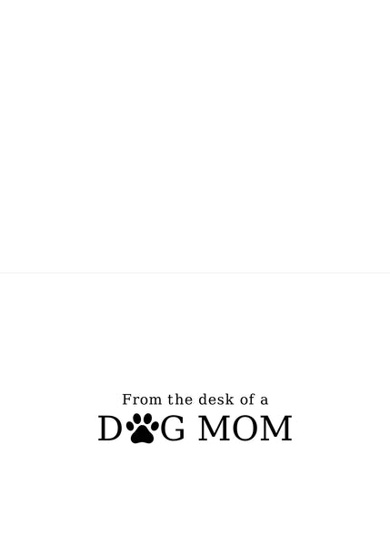 Dog Mom (Style A)  - 12 ct. Folded Notecards gift set