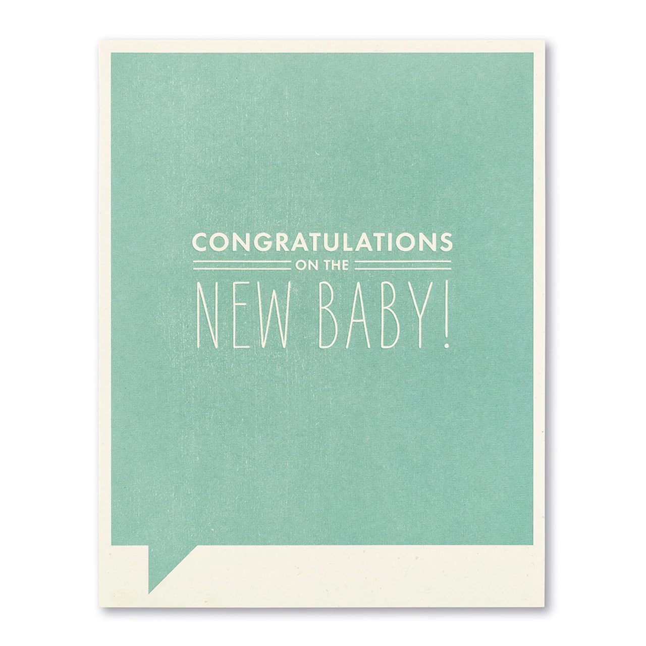 New Baby Greeting Card - Congratulations on the New Baby!