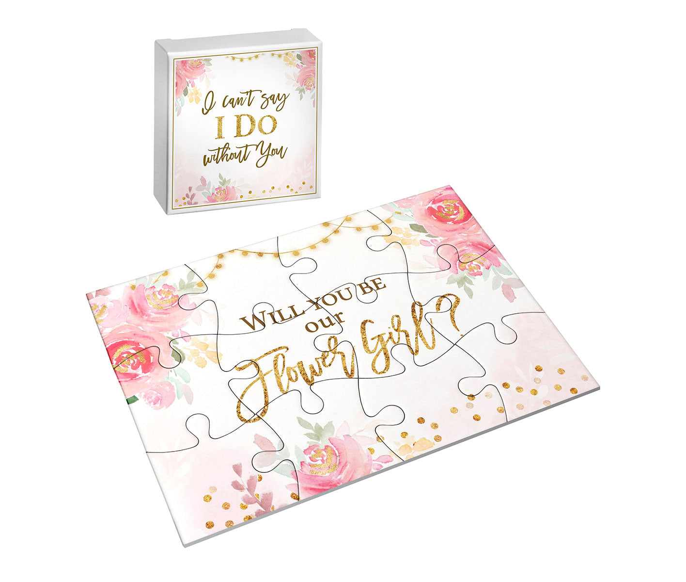 Flower Girl Gift - Will You Be Our Flower Girl Puzzle