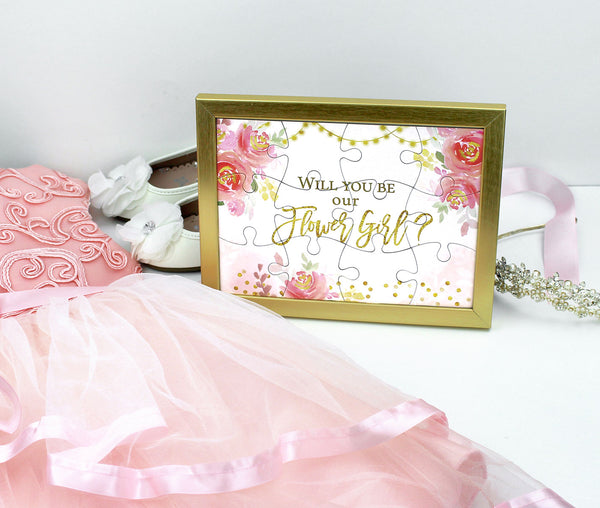 Flower Girl Gift - Will You Be Our Flower Girl Puzzle