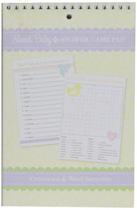 Baby Shower Game Pad - 2 Games for 25 people