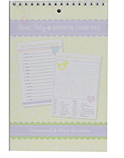 Baby Shower Game Pad - 2 Games for 25 people