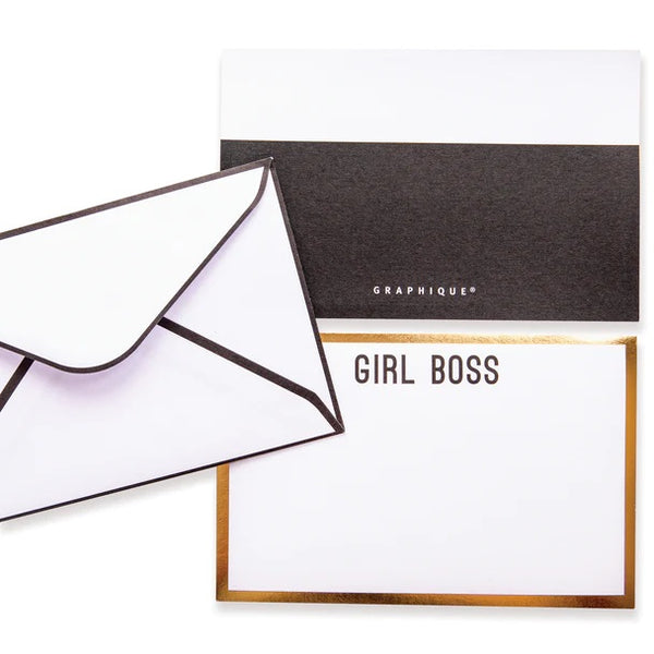 Girl Boss - Flat Notes & Envelopes - 50 ct