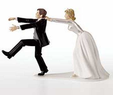 "Oh No You Don't" Funny Wedding Cake Topper
