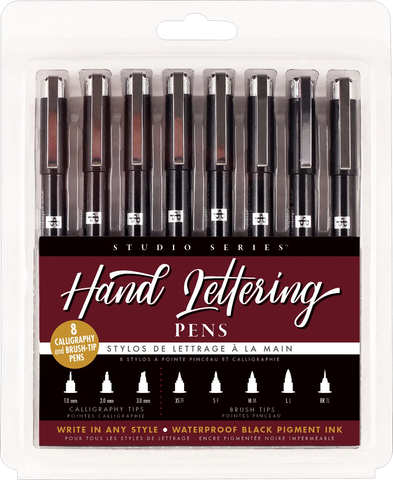 Studio Series Hand Lettering Pens - Set of 8