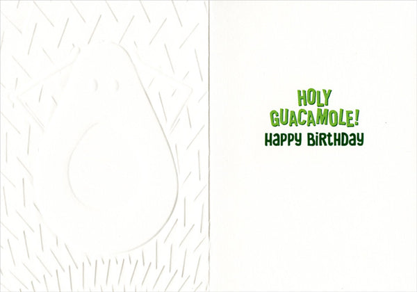 Birthday Greeting Card - Avocado Surprise