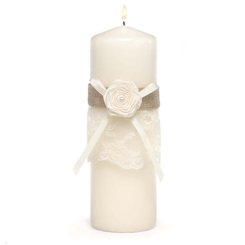 Rustic Country Unity Candle