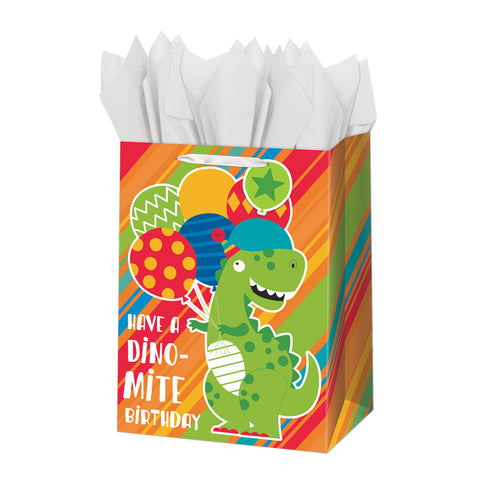 Extra Large Gift Bag  - Have a Dino-Mite Birthday