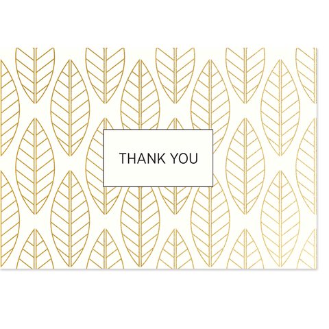 Thank You Cards - Thank You Cards with Foil Design - 8 ct