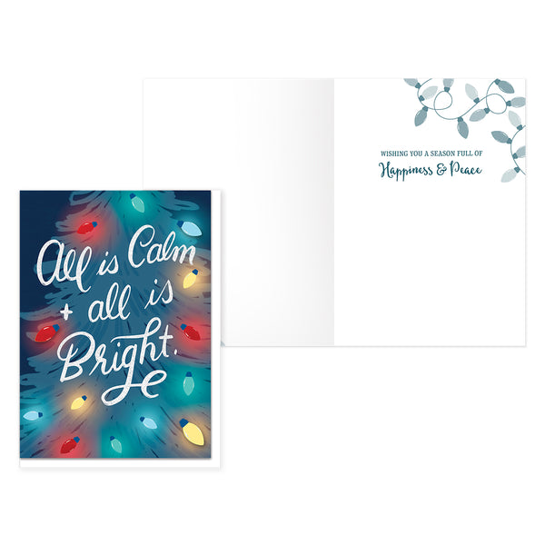 All is Calm -  Premium Handmade Boxed Holiday Cards - 12ct.