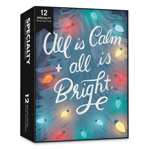 All is Calm -  Premium Handmade Boxed Holiday Cards - 12ct.