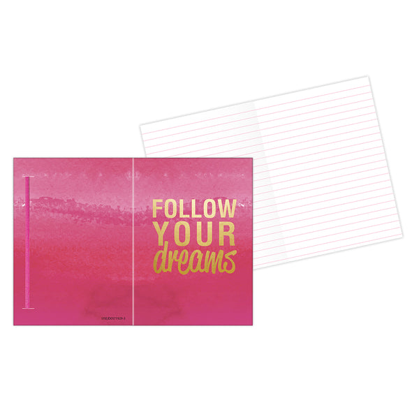 Follow Your Dreams - Foil Embellished Hardback Journal