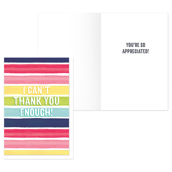 Value Pack Thank You Card Set (Style A) - 10ct.