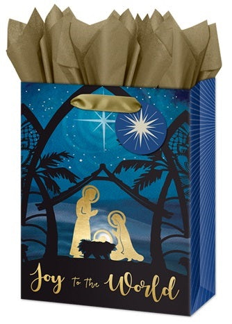 Medium Gift Bag - Miracle of Christmas (Religious)