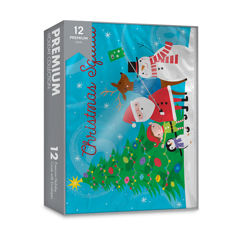 Christmas Squad -  Premium Boxed Holiday Cards - 12ct.