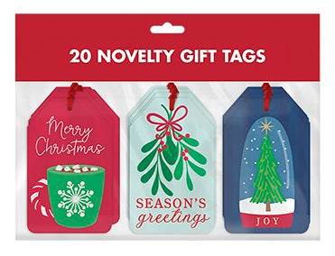 Premium Holiday Gift Tags - 20 Pack - Joy of the Season