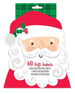 Value Family Pack Christmas Gift Labels - 60 Stickers - Style A