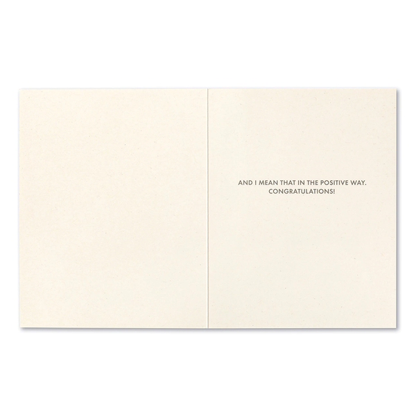 Congratulations Greeting Card - You Deserve Everything You Get!