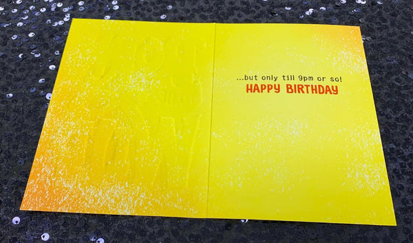 Birthday Greeting Card - Born to be Wild