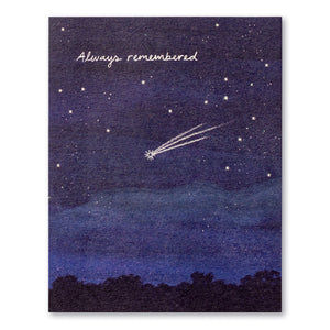 Sympathy Greeting Card - Always Remembered