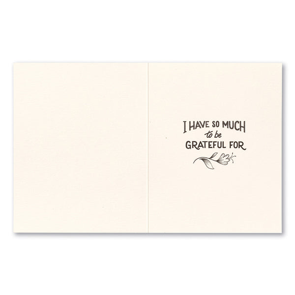 Thank You Greeting Card - Because Of You