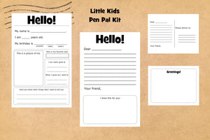 Little Kids Pen Pal Kit