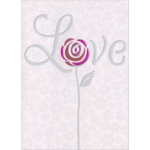 Wedding Greeting Card - Love Floral