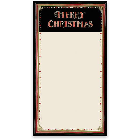 Merry Christmas Large Notepad