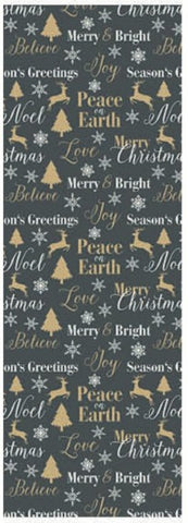 Premium Christmas Wrapping Paper - Merry and Bright 30 Sq. Ft.