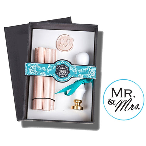 Wax Wedding Kit - Mr. & Mrs.