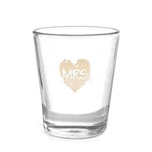 Brush of Love - Mrs. -  Shot Glass