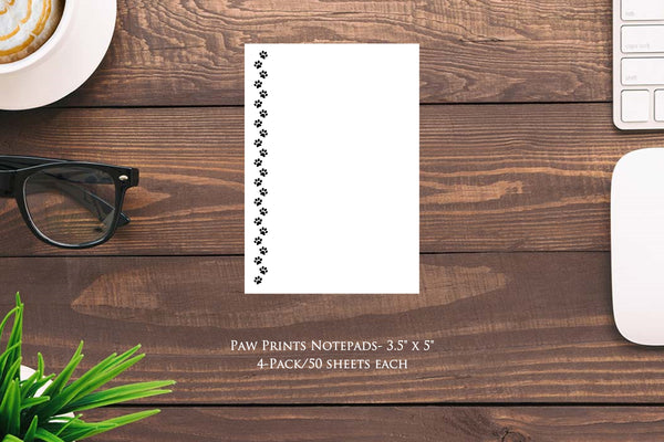 4-Pack Tear-Off Notepad Gift Sets (Multiple Design Options)