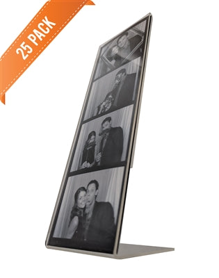 Angled Acrylic Photo Booth Frames 2" x 6"