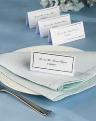 Silver Border Printable Place Cards - 60 ct.
