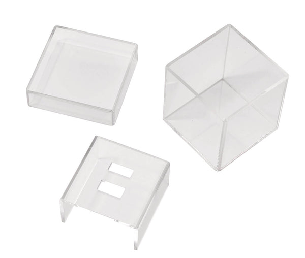 Clear Acrylic Ring Box Ring Pillow Alternative