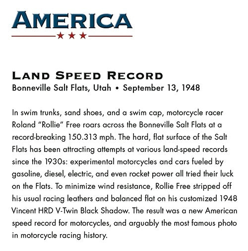 Birthday Greeting Card - Land Speed Record