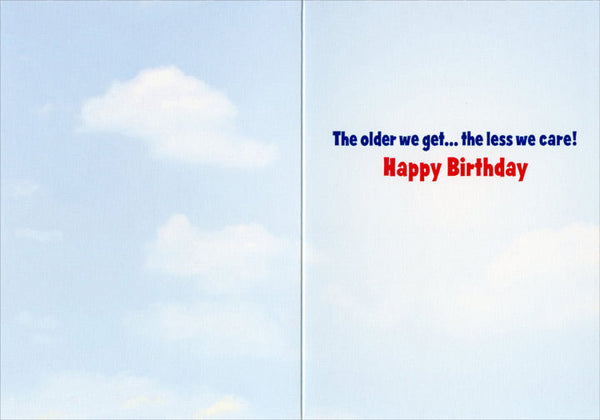 Birthday Greeting Card  - Rooster Wears Swimsuit